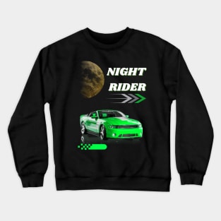 NIGHT RIDES IN THE CITY DESIGN Crewneck Sweatshirt